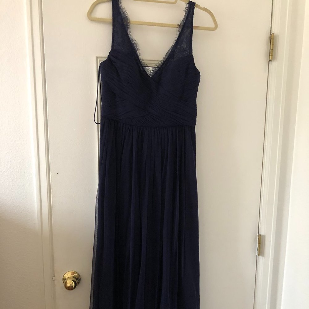 BHLDN Hitherto Navy Gown (worn once!)
